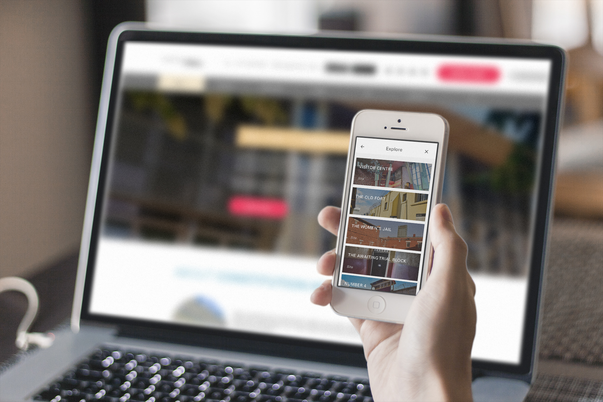 Constitution Hill website and Conhill mobile app